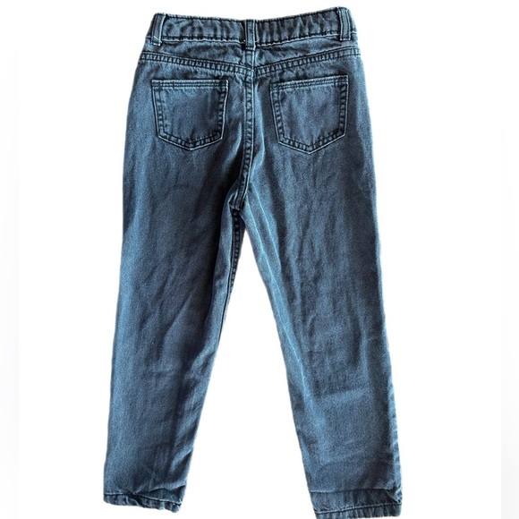 George Girls Black Distressed Jeans Size 6 - Picture 3 of 4